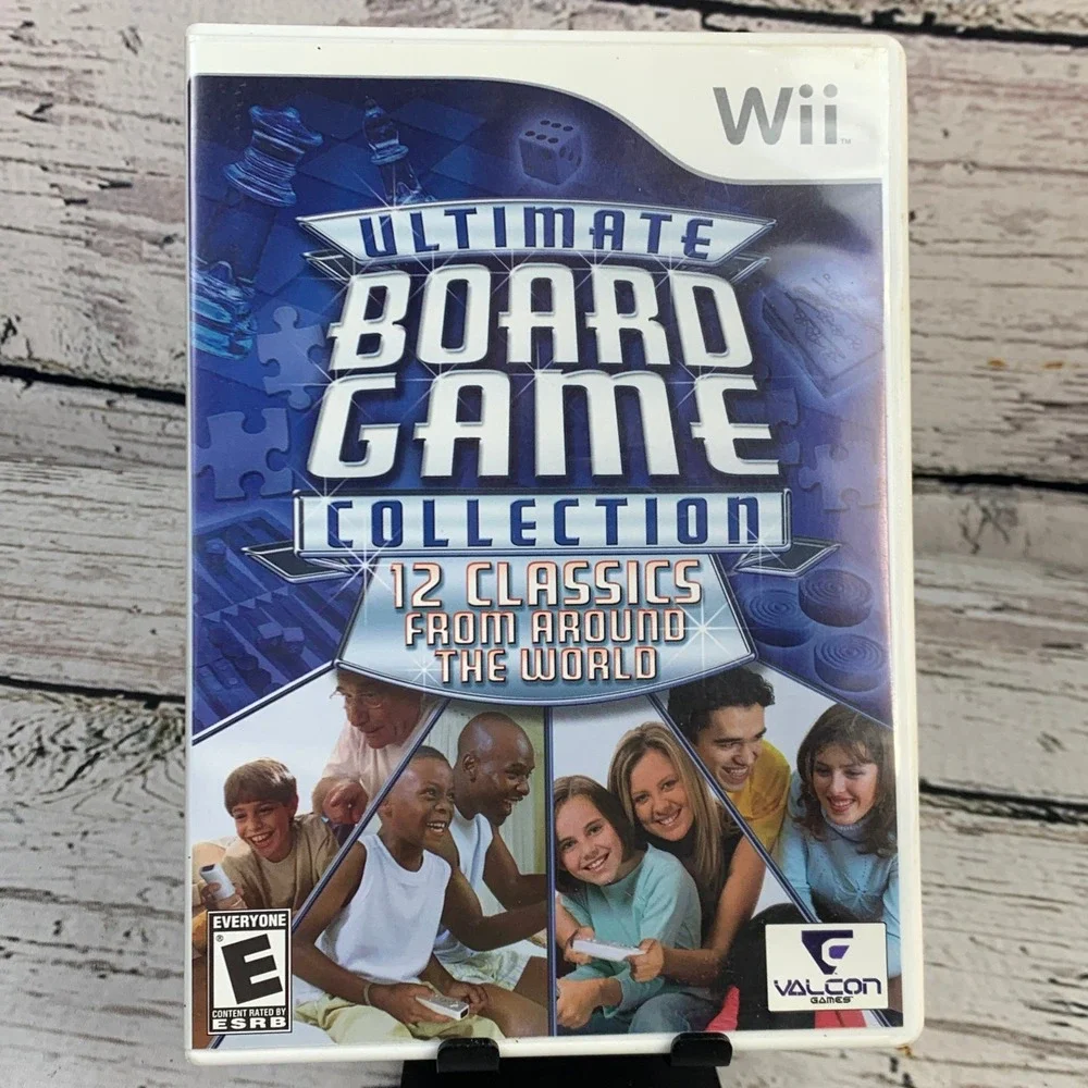 Ultimate Board Game Collection Wii 12‎ Classics Family Fun Tested Complete